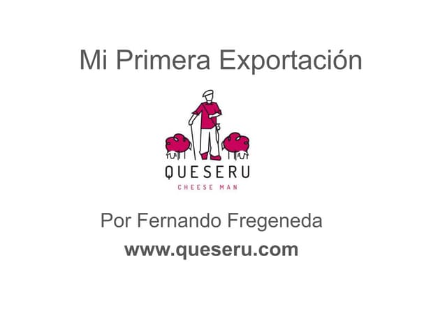 Presentación Mi Primera Exportación 