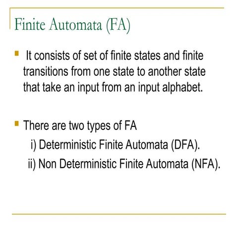 Automata theory 4-finite-automata.ppt for computer science student