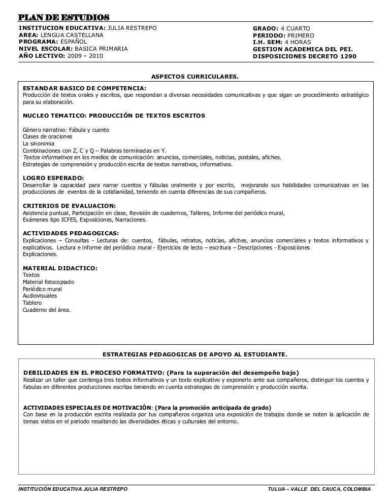 4º grado-cuarto-español 4º grado-cuarto-español