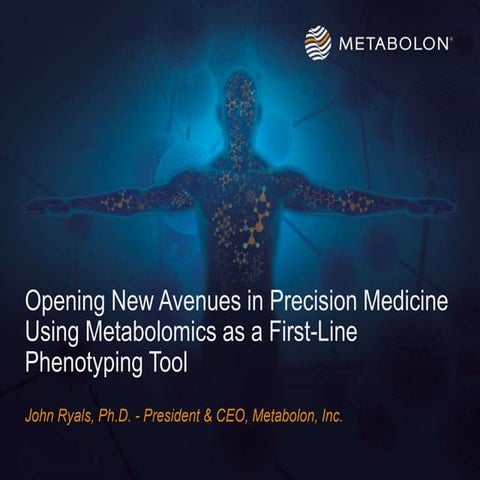 John Ryals- Impacto de las ciencias ómicas en la medicina, nutrición y biotec...