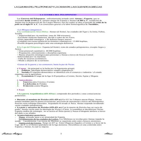 4 la guerra del peloponeso y la crisis de las ciudades