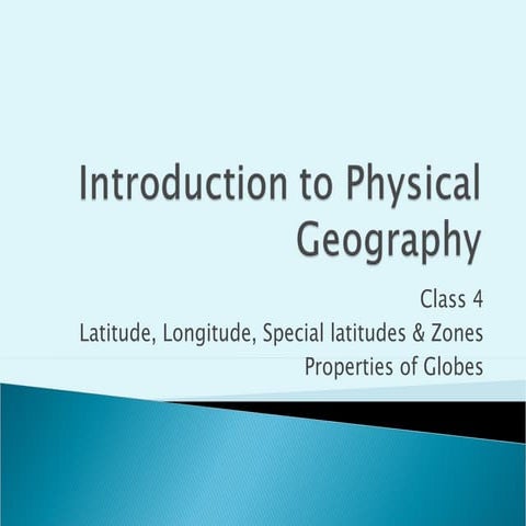 4 latitude and longitude | PPT | Geography | Science
