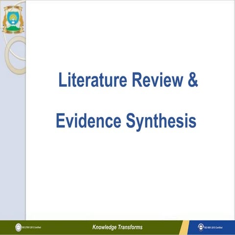 4-Literature and evidence synthesis (1).pptx