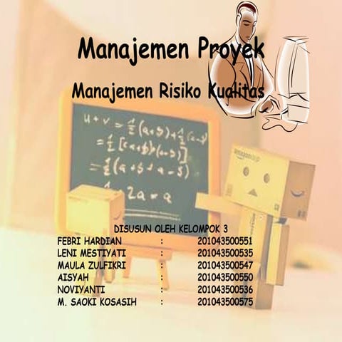 manajemen risiko proyek