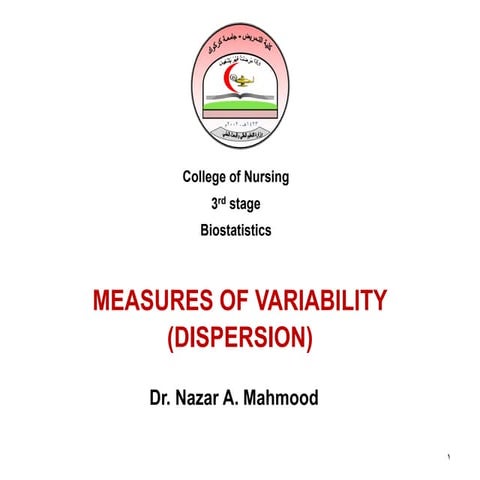 4  measures of variability