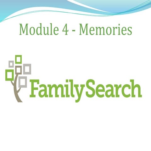 4 Family Search Memories