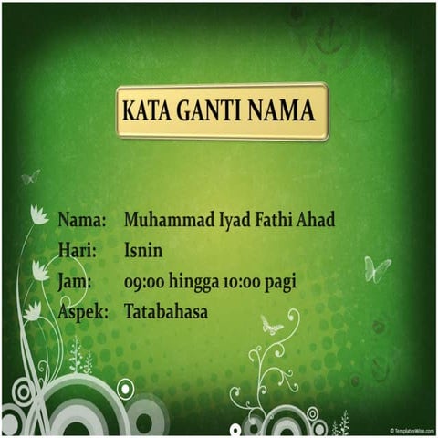 Nota: Kata Ganti Nama