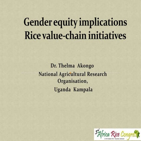Th4_Gender equity implications for rice value chain development initiatives