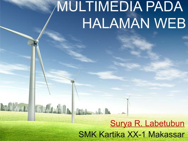 Multimedia pada Halaman Web
