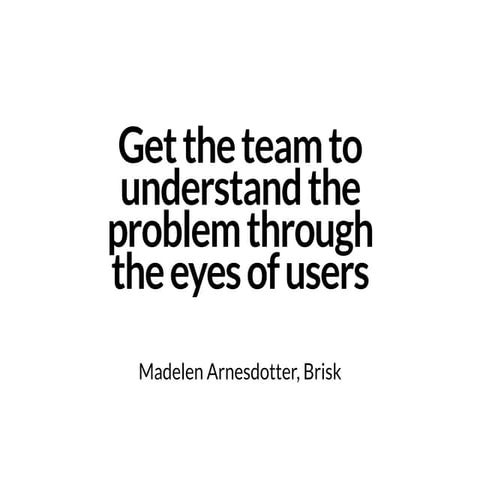 Madelen Arnesdottor, Brisk.io @ Nordic growth Hackers event #3