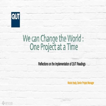 Talis Insight Asia-Pacific 2017: Nicole Healy, QUT