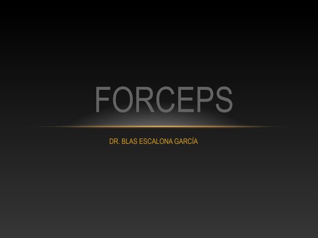 Parto con Forceps
