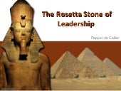 Pepper de Callier: The Rosetta Ston...