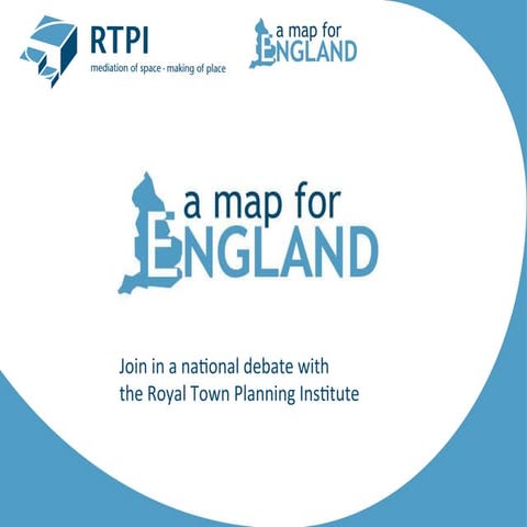 A Map for England by Peter Shand (RTPI)