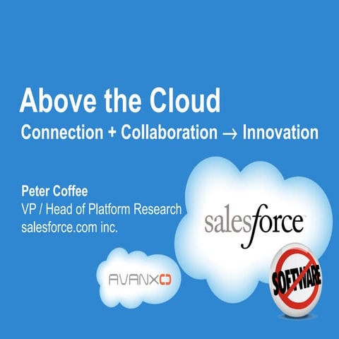 Connection for Innovation - Petter Coffee - Avanxo Cloud Forum 2013 