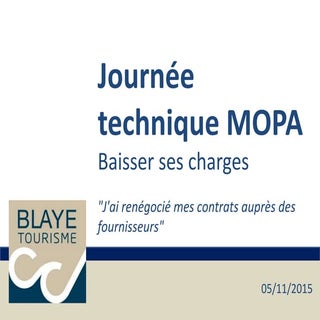Journée technique "Baisser ses char...