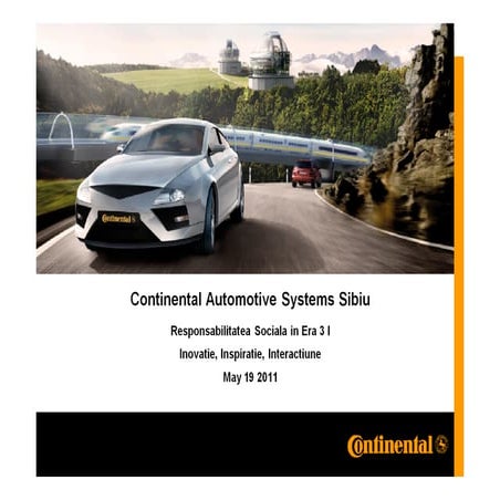 Prezentare Continental Automotive Systems - dna. Lacramioara Daraban