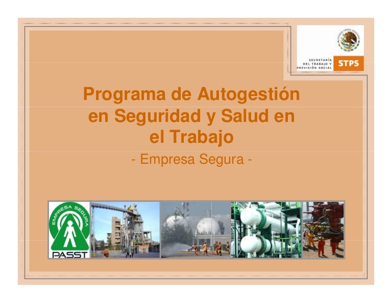 4. programa de autogestión en seguridad y salud en el trabajo, passt 4. programa de autogestión en seguridad y salud en el trabajo, passt
