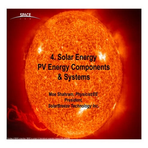 4. pv energy components & systems