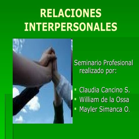 Relaciones Interpersonales