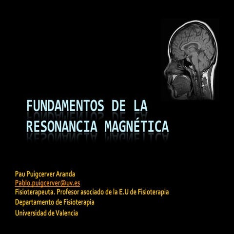 Resonancia magnética
