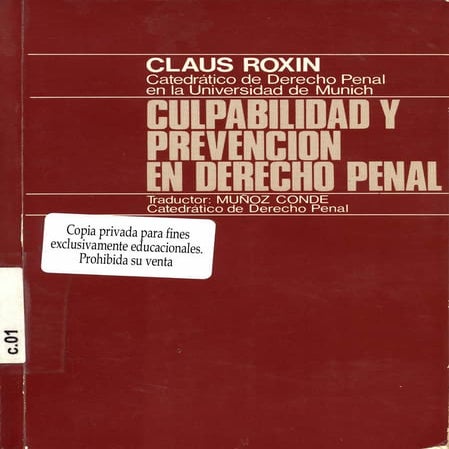 Claus roxin-teoria-delito | PDF