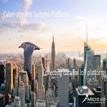 Workshop on Cyber-physical Systems Platforms – Rui Rebelo “Collecting data for IoT platforms”
