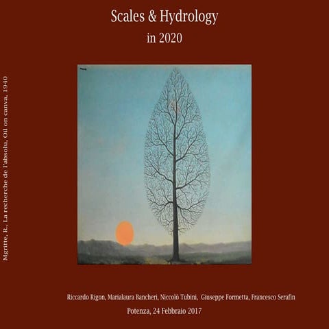 Scales and Hydrology in 2020