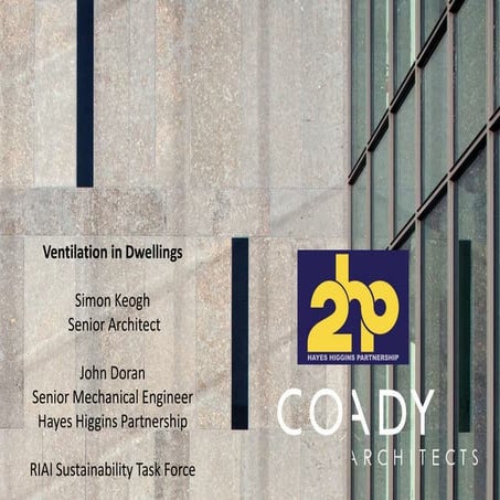 NZEB: Ventilation in dwellings