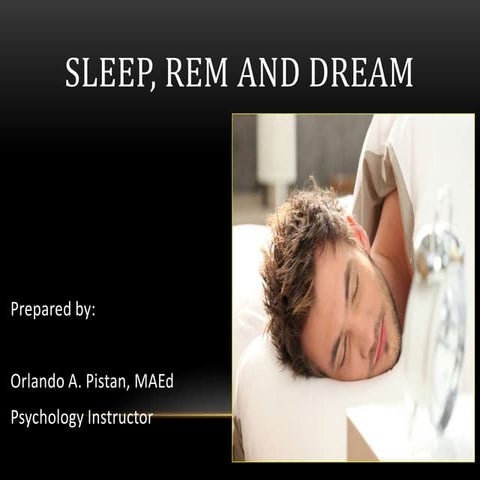 Sleep, REM and Dream