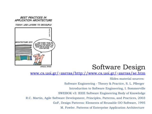 Software Engineering Systems Designing end to end