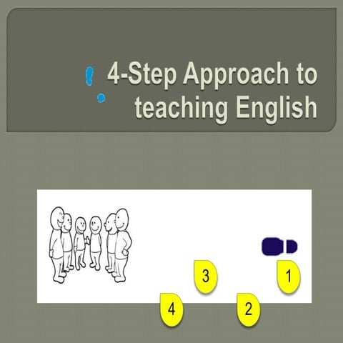 4 step approach to teaching english