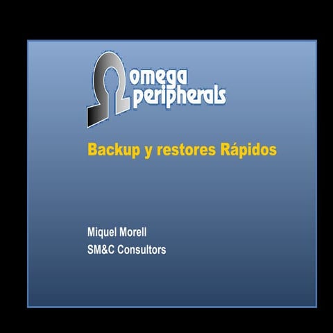 4 tecnologias backup