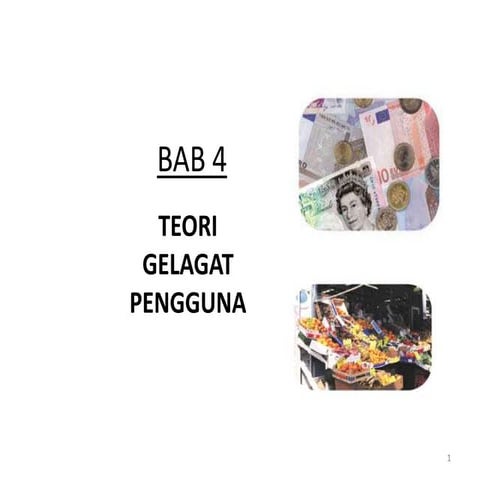 4  teori gelagat pengguna