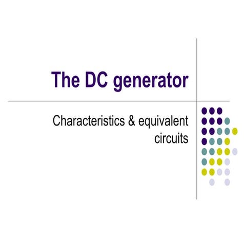4 the dc generator