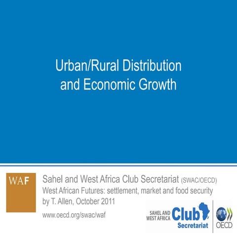 Urban/Rural Distribution and Economic Growth