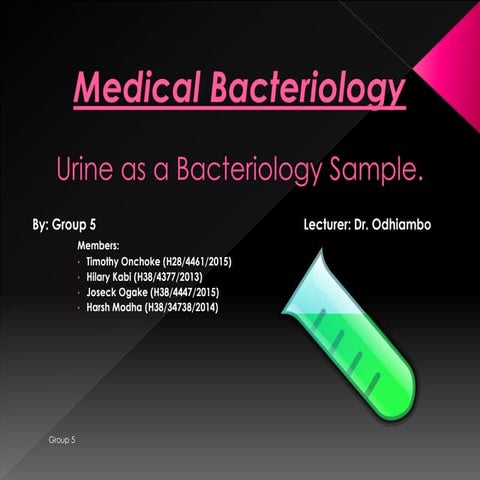 Significant bacteriuria | PPTX