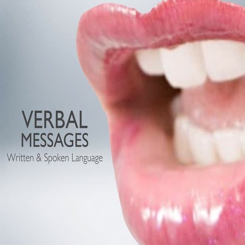 Verbal Messages in Interpersonal Communication