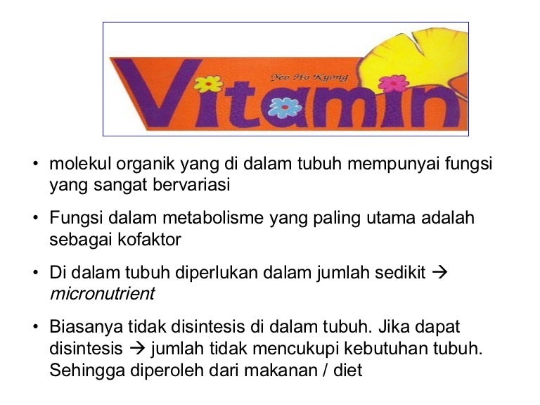 4 Vitamin 4 Vitamin