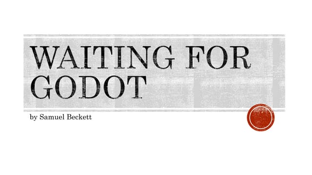 4   waiting for godot - summary - themes
