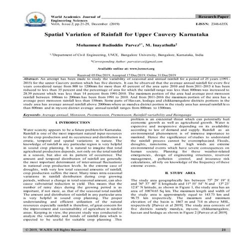 Rainfall intensity duration frequency curve statistical analysis and ...