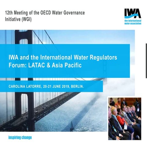The IWA Water and Development Congress & 2019 Highlights | PPTX