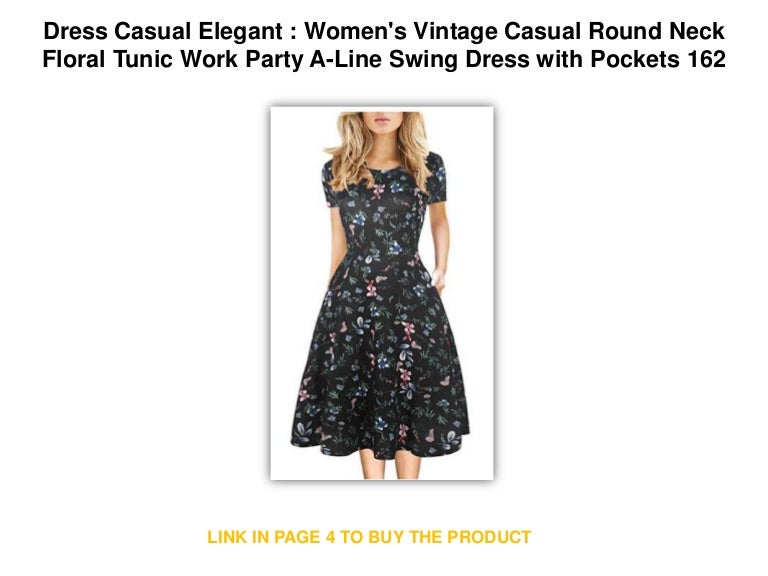 smart casual floral dress