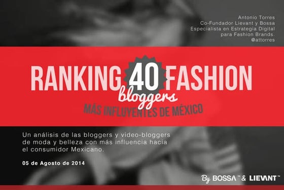 40 Fashion Bloggers más influyentes de México