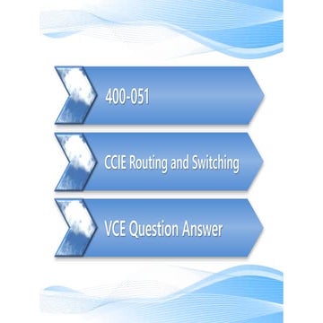 400-101 Cisco Real Exam Questions
