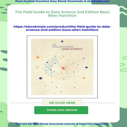 The Field Guide to Data Science 2nd Edition Booz Allen Hamilton