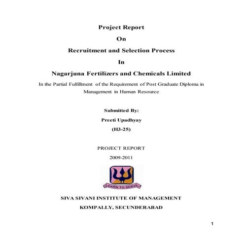 40092775 project-report-on-recruitment-and-selection-by-preeti