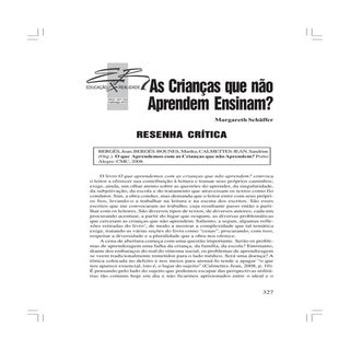 40203306 as-criancas-que-nao-aprend...