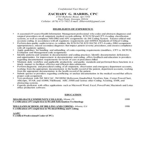 Harris_Zachary Professional CPC Resume.doc 2-3-16