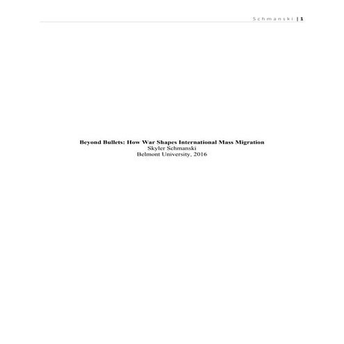 Skyler Schmanski - Thesis